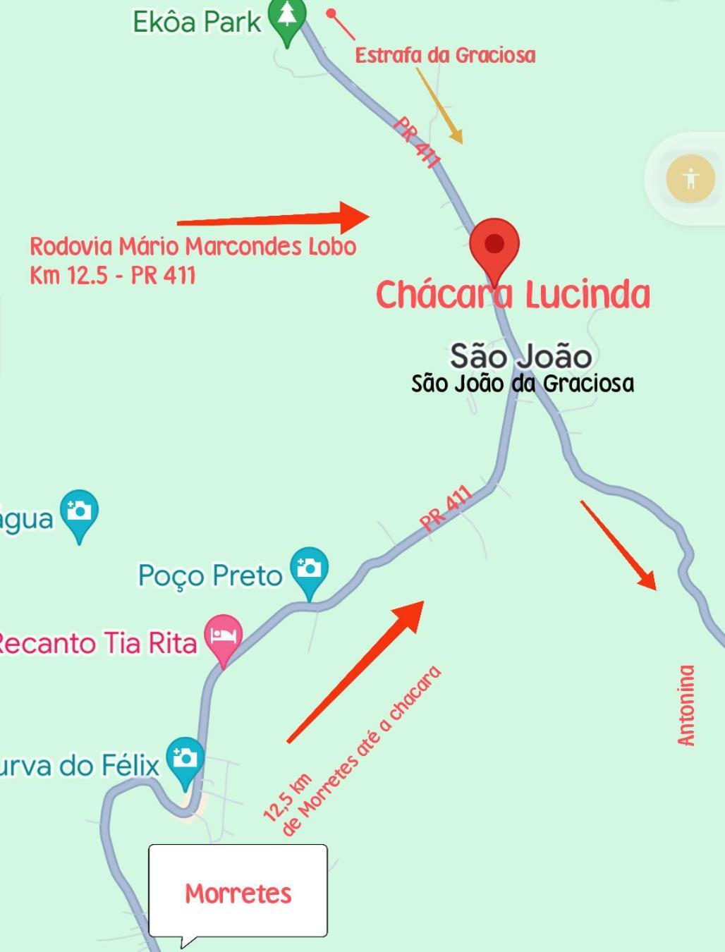 Apartment Na Serra Da Graciosa - Chacara Lucinda - 12km De Morretes